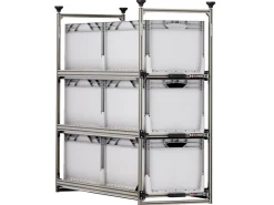 Nova Racks Serie M 3 Levels schuifopbergsysteem - 40x120x132 cm