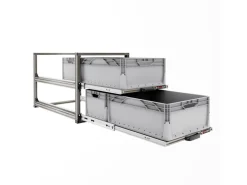 Nova Racks Serie V 2 Levels schuifopbergsysteem - 40x90x55 cm
