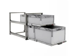 Nova Racks Serie V 2 Levels schuifopbergsysteem - 40x90x65 cm