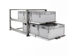 Nova Racks Serie V 2 Levels schuifopbergsysteem - 40x90x75 cm