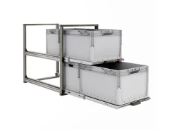 Nova Racks Serie V 2 Levels schuifopbergsysteem - 40x90x75 cm