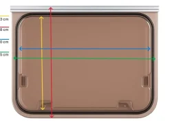NRF America bronze raam - 700 x 500 mm