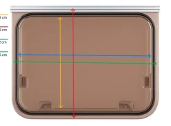 NRF America bronze raam - 700 x 300 mm