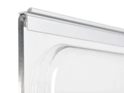 NRF 700 x 300 mm getint dubbelglas klapraam - grey