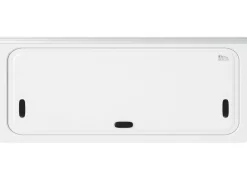NRF 700 x 300 mm getint dubbelglas klapraam - grey