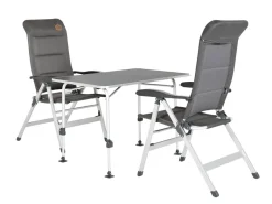 Obelink Abruzzo Superlight 100 en Corsa Grey tafel met standenstoelen