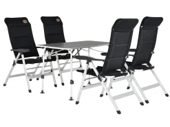 Obelink Abruzzo Superlight 120 en Corsa Black tafel met standenstoelen