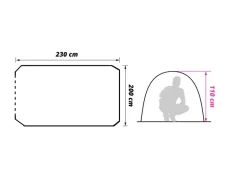 Obelink Aero CoolDark pop-up tent