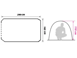 Obelink Aero Space CoolDark pop-up tent