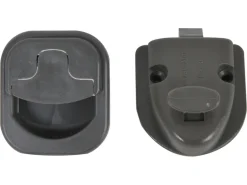 Obelink afsluitbaar inbouw kastdeurslot - grey