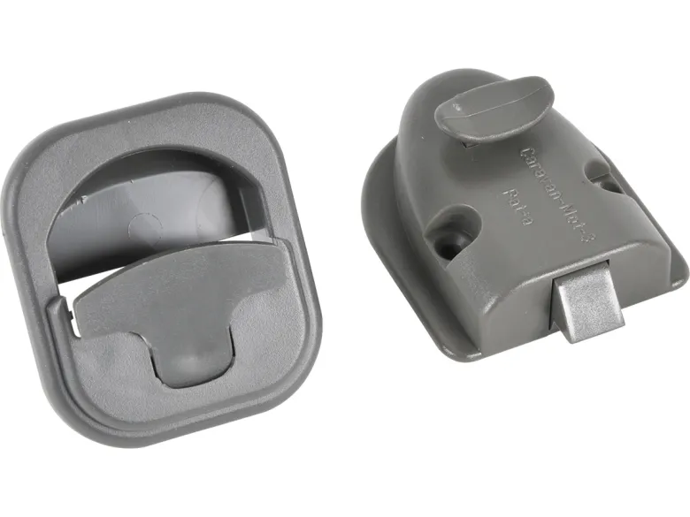 Obelink afsluitbaar inbouw kastdeurslot - grey