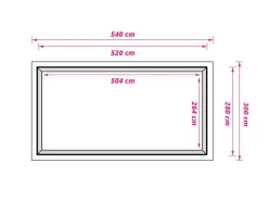 Obelink Air grondzeil 300 x 540 cm