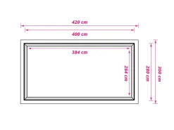 Obelink Air grondzeil 300 x 420 cm