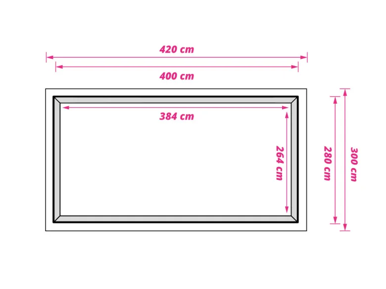 Obelink Air grondzeil 300 x 420 cm