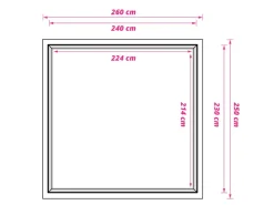 Obelink Air grondzeil 250 x 260 cm