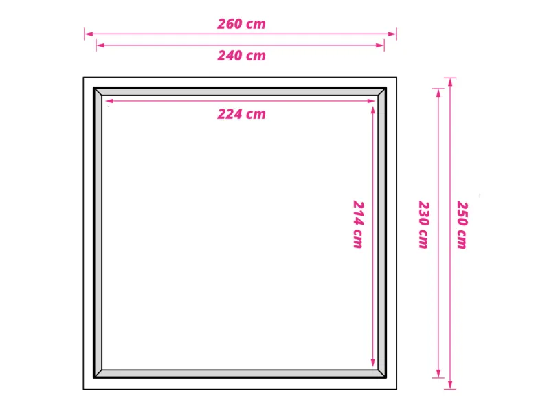 Obelink Air grondzeil 250 x 260 cm