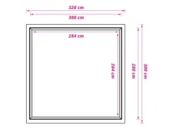 Obelink Air grondzeil 300 x 320 cm