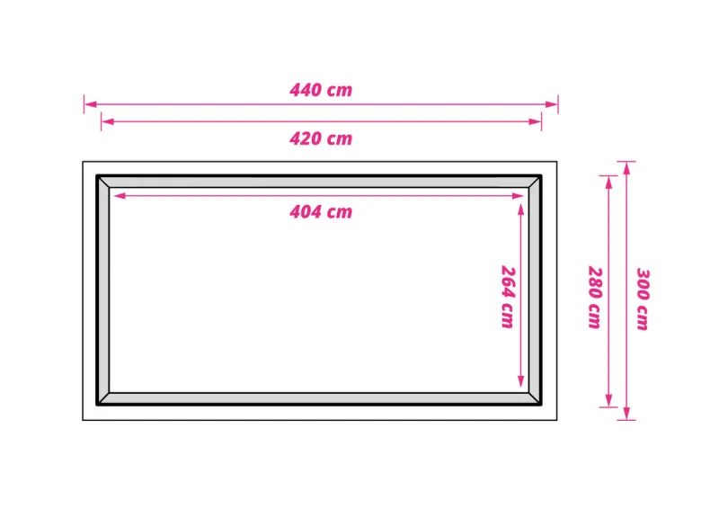Obelink Air grondzeil 300 x 440 cm