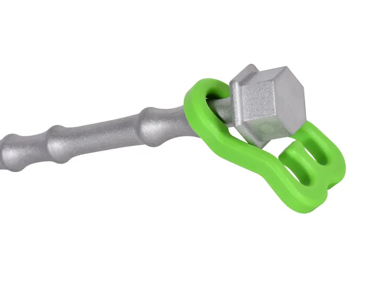 Obelink Alphagrip alu schroefharingen met haringclips 31 cm - set van 4