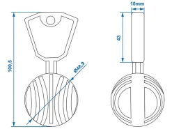 Obelink anti-diefstal-bal