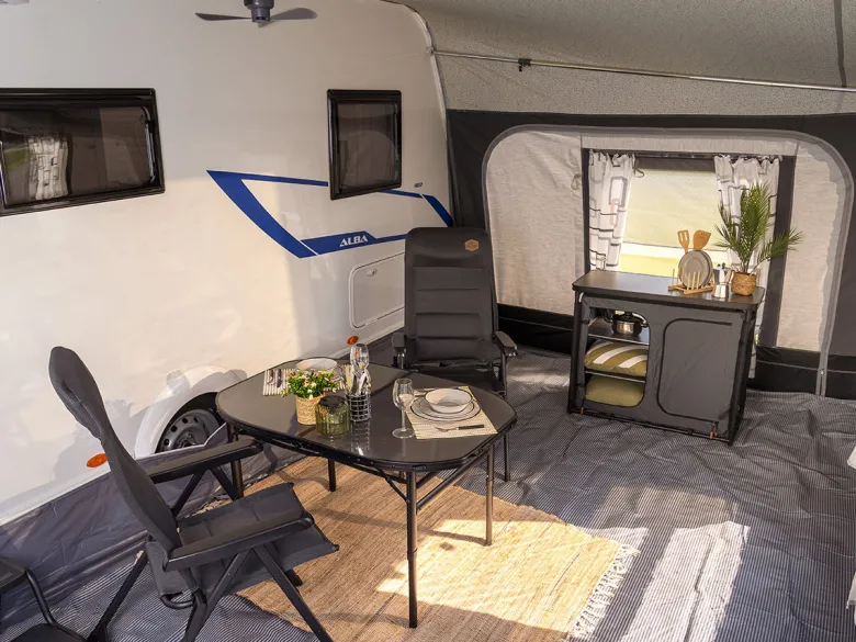 Obelink Avignon Alu campingkast - Black