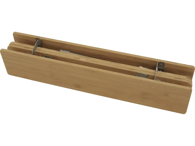 Obelink Bamboo Compact 65 en Chairman Anthracite tafel met vouwstoelen