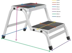 Obelink Byron dubbele opstap - grey