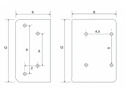 Obelink camper uitdraaisteunen - 290 tot 460 mm