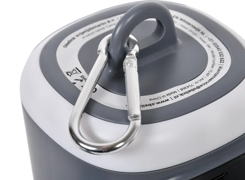 Obelink Camp Fan LED draadloze ophangbare ventilator