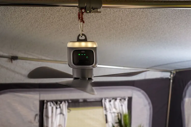 Obelink Camp Fan LED draadloze ophangbare ventilator