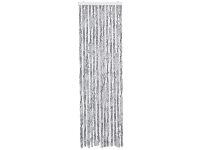 Obelink chenille grey gordijn - 185 x 56 cm