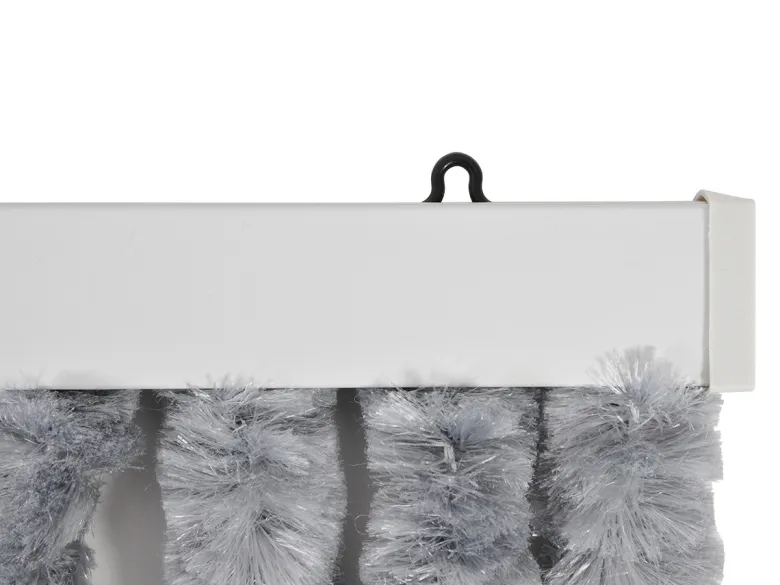 Obelink chenille grey gordijn - 185 x 56 cm