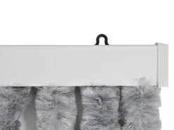 Obelink chenille grey gordijn - 200 x 100 cm