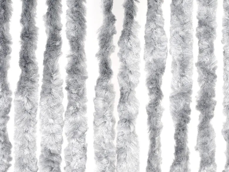 Obelink chenille grey gordijn - 200 x 100 cm