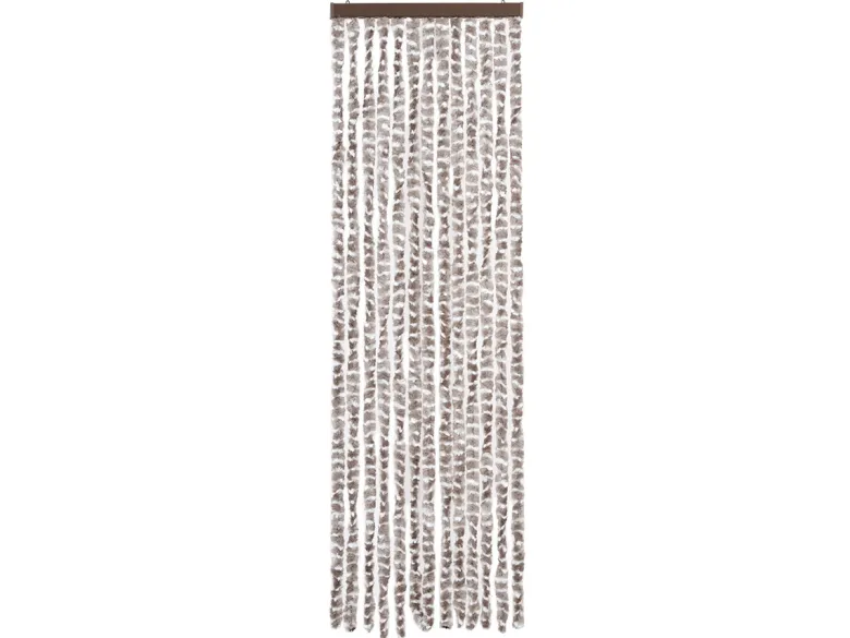 Obelink chenille taupe gordijn - 185 x 56 cm