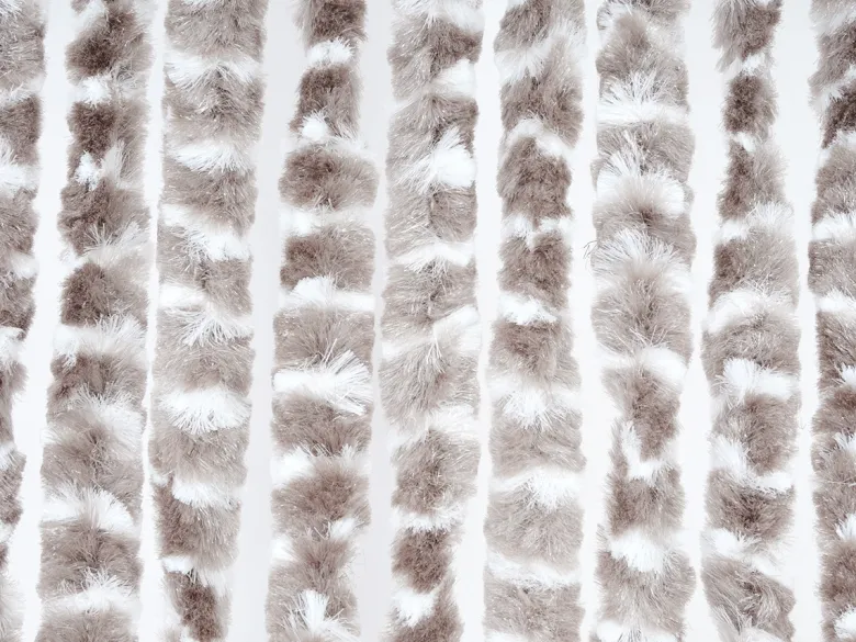 Obelink chenille taupe gordijn - 200 x 100 cm