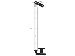 Obelink 30 cm polyfix en kliksysteem raamuitzetter - links
