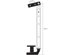 Obelink 21 cm polyfix raamuitzetter - rechts