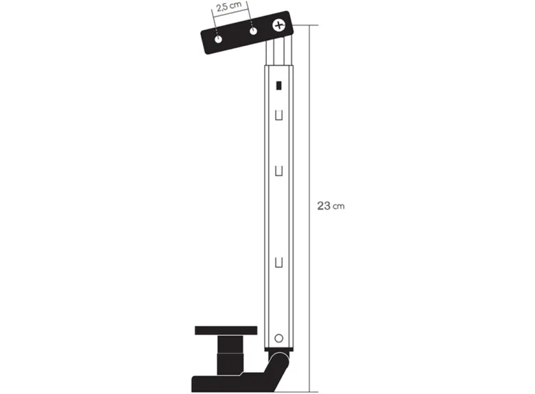 Obelink 21 cm polyfix raamuitzetter - rechts
