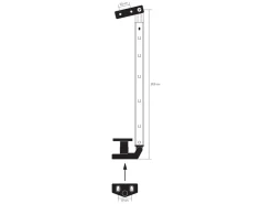 Obelink 28 cm schroefbevestiging en kliksysteem raamuitzetter - rechts