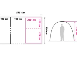 Obelink Columbia 5 Easy Air tunneltent