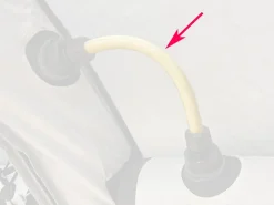 Obelink Connected airtube koppelslang + veer