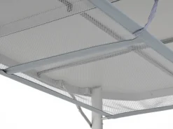 Obelink Cyprus 150 Grey en Queen Luxe 3D Black tafel met standenstoelen