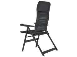 Obelink Cyprus 150 Grey en Queen Luxe 3D Black tafel met standenstoelen