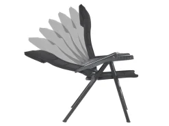 Obelink Cyprus 150 Grey en Queen Luxe 3D Black tafel met standenstoelen