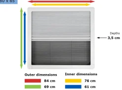 Obelink Eclipse combirollo - 80 x 65 cm