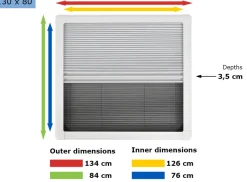 Obelink Eclipse combirollo - 130 x 80 cm