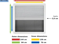 Obelink Eclipse combirollo - 140 x 80 cm