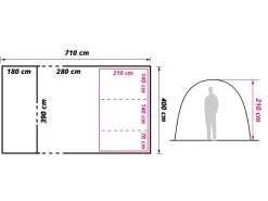 Obelink Familia 5 TC tunneltent
