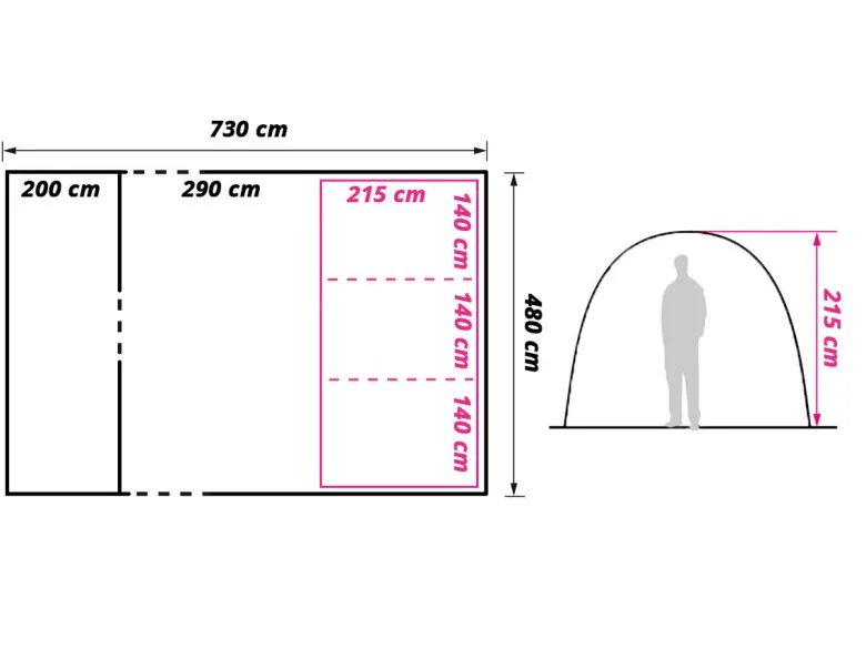 Obelink Familia 6 TC tunneltent